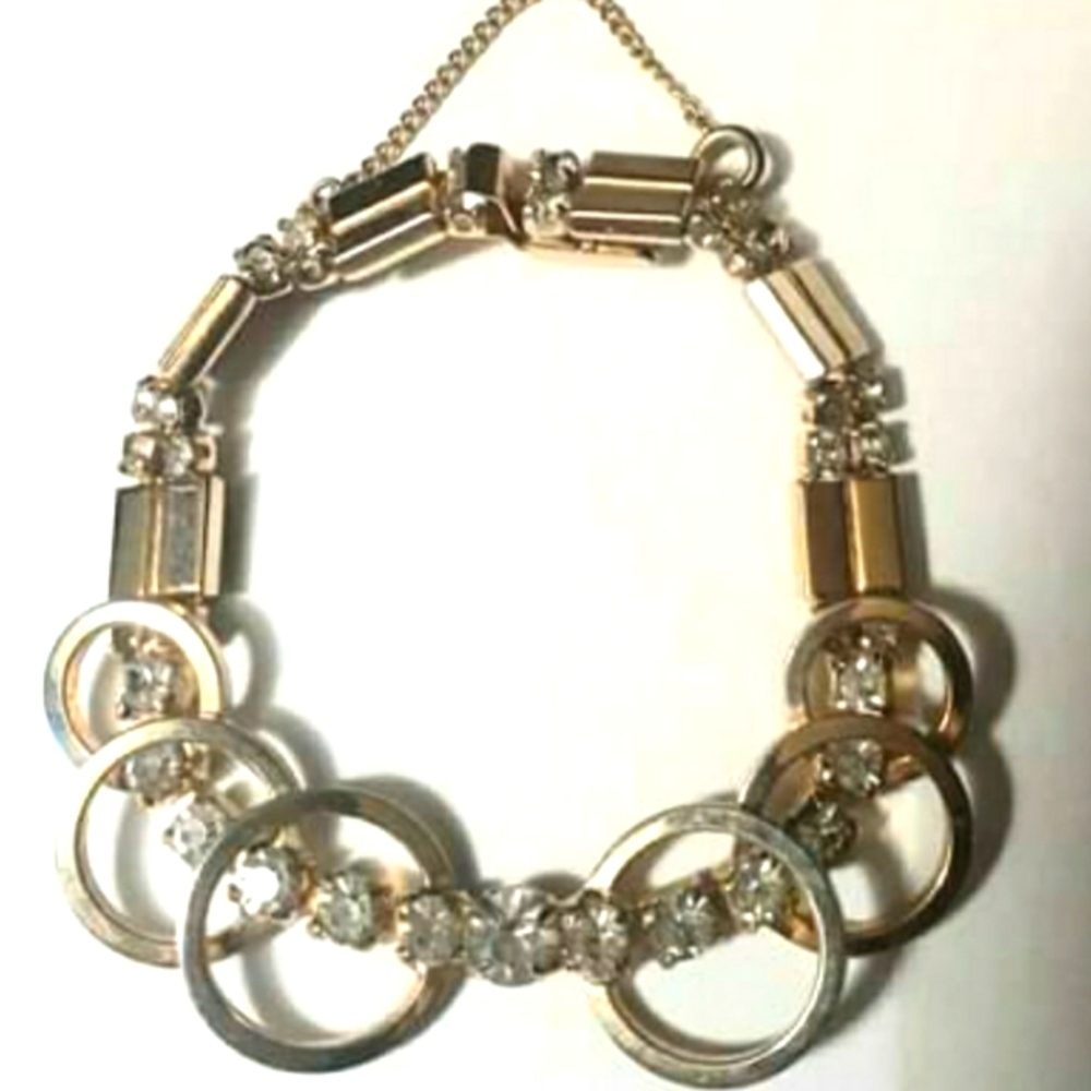 Vtg 1956 Sarah Coventry Sav Celestial Fire Bracelet